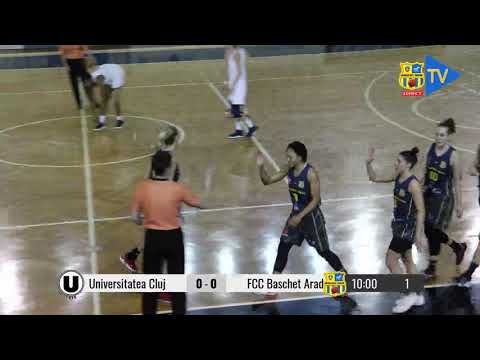 Universitatea Cluj - FCC Baschet Arad 52-73 (Liga Naţională 2019/20)