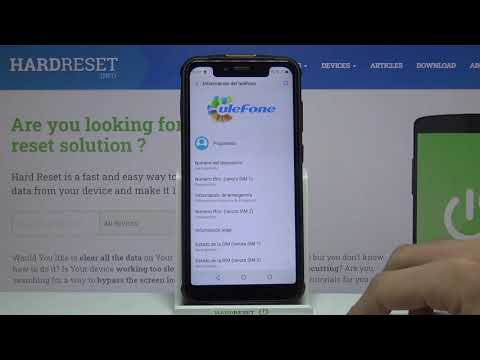 Cómo cambiar el nombre del dispositivo en ULEFONE Armor 5s - configurar el nombre