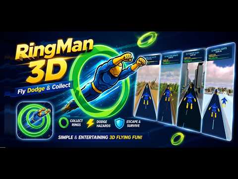 RingMan 3D Fly Dodge & Collect video thumbnail