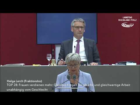 Helga Lerch zum Thema Lohngleichheit