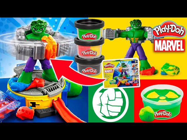 Vídeo relacionado con Play-Doh Marvel, Set de Juego Hulk Aplasta y Moldea