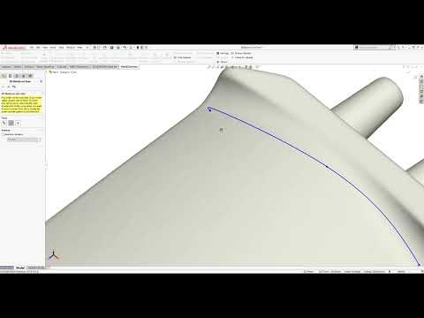 3D Sketching on scan data - Reverse engineering add-in for SOLIDWORKS
