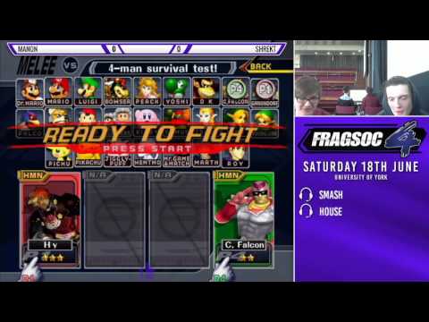 Fragsoc 4 Pools - Manon (Ganondorf) vs Shrekt (Cpt.Falcon)