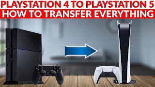 How To Transfer Everything From PS4 to PS5 Fast - 30 Minutes or Less