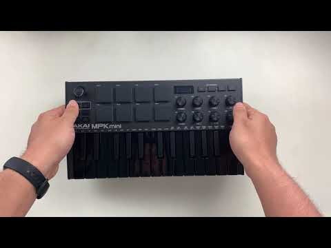 Akai MPK Mini MKIII 25-Key MIDI Controller Black on Black image 9