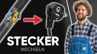 STECKER TAUSCHEN - Anleitung vom Profi zum Stecker am Kabel anschließen (Montieren & Wechseln)