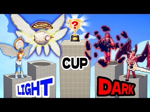 SUPER TOURNAMENT of ALL LIGHT UNIT vs DARK UNITS | TABS - Totally Accurate Battle Simulator