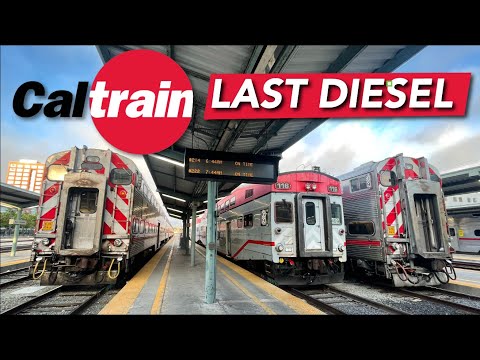 Caltrain Review! Final Ride for the Diesel Trains Before Electrification