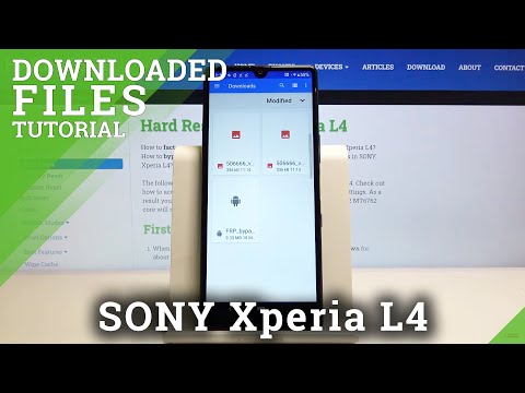 How to Find Downloaded Files in SONY Xperia L4 – Where are Downloaded Files
