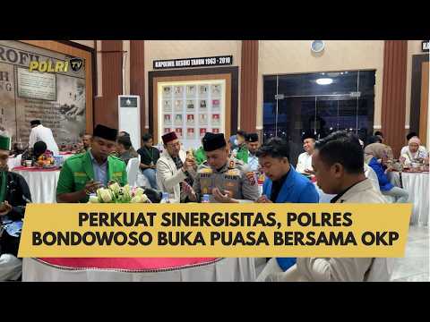 PERKUAT SINERGISITAS, POLRES BONDOWOSO BUKA PUASA BERSAMA OKP