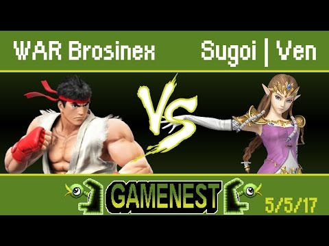 WAR Brosinex (ryu) vs Sugoi | Ven (Zelda) - Wii U Losers Finals