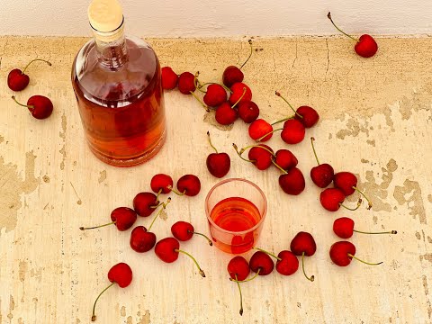 Romanian Cherry Liqueur Homemade Recipe - The  Vișinată