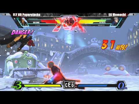 UMVC3 FLY HR Paperstacks vs EG Momochi - CEO 2012 Tournament