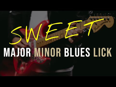 SWEET Major Minor Blues Lick 🍭