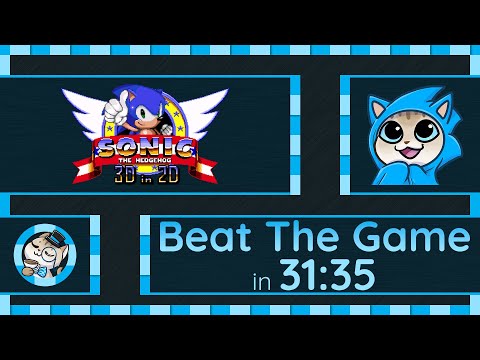 Sonic 3D in 2D | Sonic | Beat the Game Speedrun in 31:35 [Obsolete]