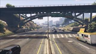 Freeway Ramps (Cars Fly on Freeway)