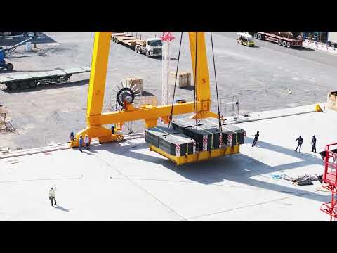 Lắp đặt cổng trục 200Tx42m cho PTSC