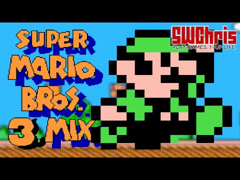 Super Mario Bros 3 Mix Rom Hack - World 1-1 (Custom Level) - Kinda Like Super Mario Maker