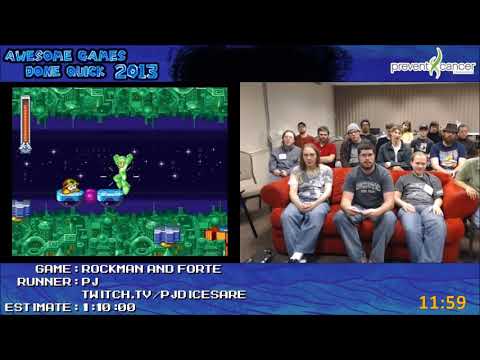 Rockman & Forte (Any% Rockman) by PJ in 48:30 - AGDQ 2013