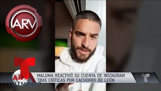 Maluma reabrió su cuenta de Instagram | Al Rojo Vivo