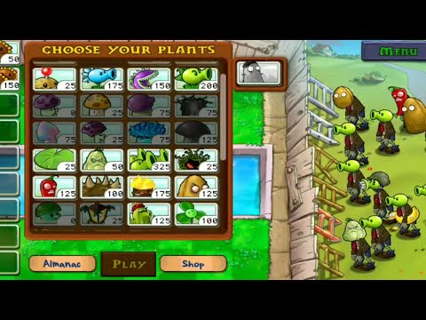 Plants vs zombies mini games || Zombotany 2 strategy