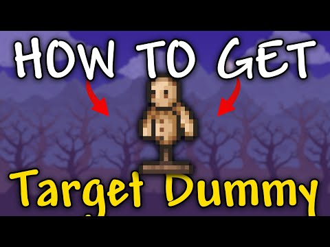 How to Get Target Dummy in Terraria | How to craft Target Dummy