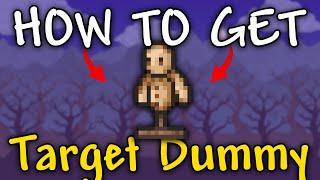 How to Get Target Dummy in Terraria | How to craft Target Dummy