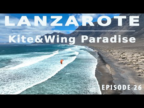 Wingfoil spot Famara Beach in Famara, Lanzarote, Spain