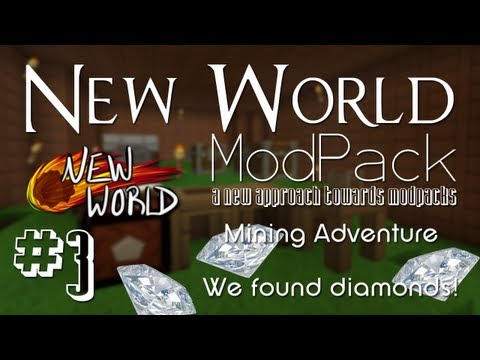 Minecraft FTB New World Mod Pack - #3 - Mining Expedition: Diamonds Galore! - New Mod Packs!