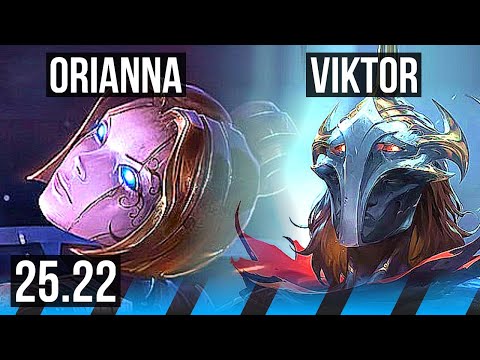 ORIANNA vs VIKTOR (MID) | KR Master | 25.22