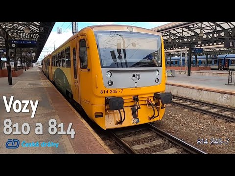 Motorové vozy Vagónka Studénka řady 810 a 814 "Regionova" - Vlaky