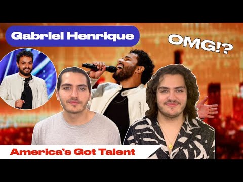 WE SCREAMED! | Twin Musicians REACT | Gabriel Henrique GOLDEN BUZZER Audition AGT 2023