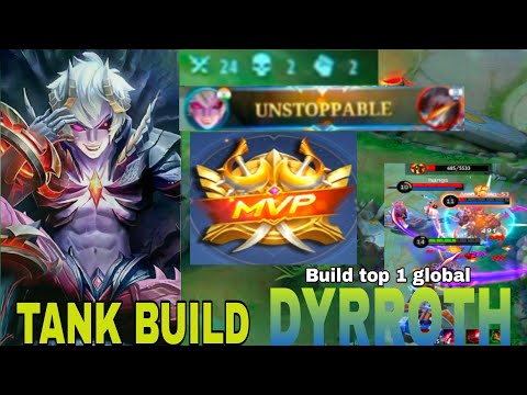 24 Kills!! Unstoppable Monster Dyrroth With Hybrid Build.