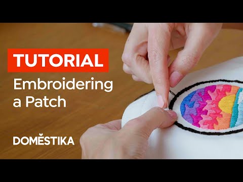 EMBROIDERY Tutorial:  How to Embroider a PATCH by Hand - Jen Smith  | Domestika English