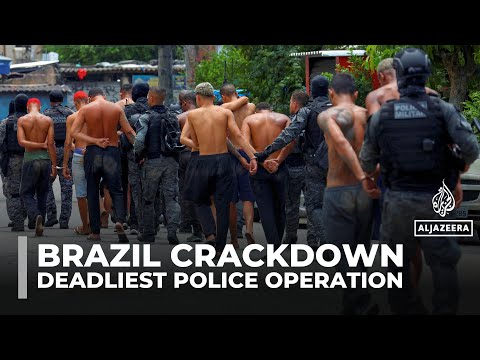 Police operation in Brazil's Rio de Janeiro favelas leaves at least 60 people dead