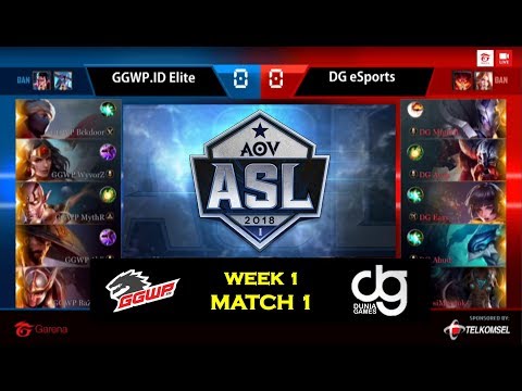ASL 2018 Season 1 Week 1 - GGWP.ID VS DG ESPORT (Match 1)