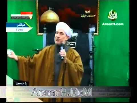 ⁣الشيخ  جمال الدوسري السني يلقي كلمة عن الامام الحسين ع من الزبيرة ليلة 9 محرم 1435 هـ البصرة