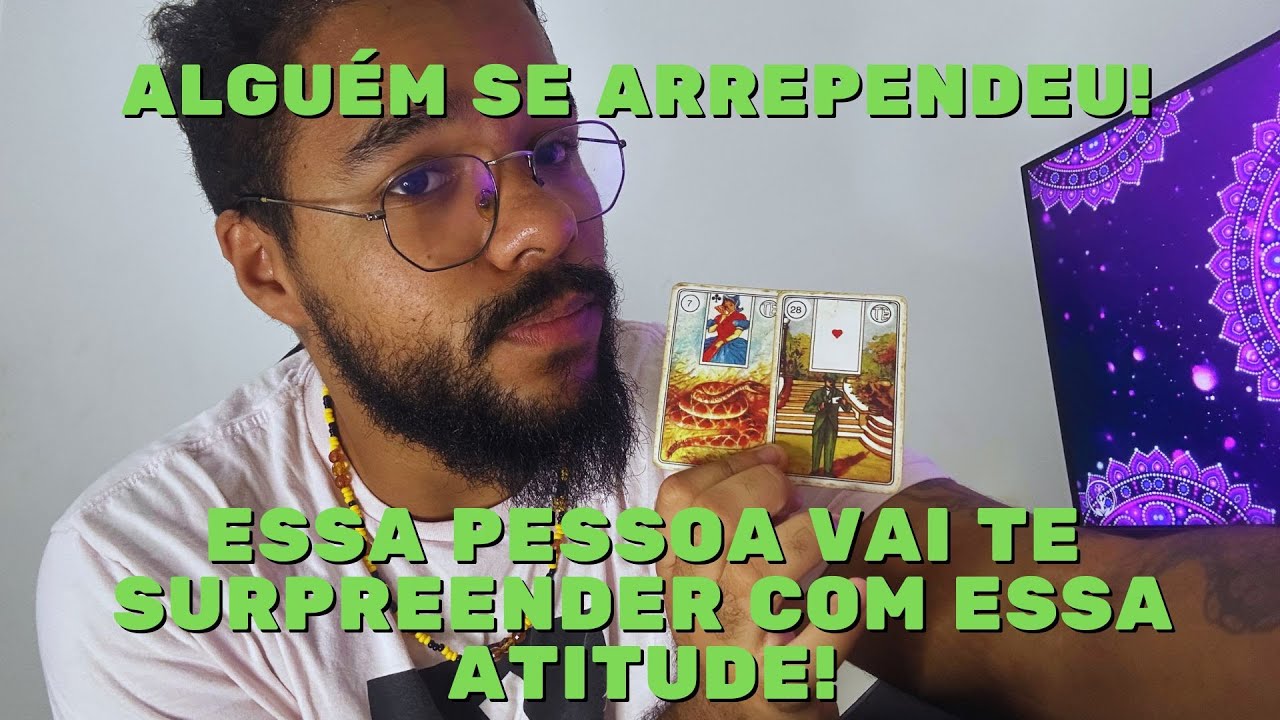 🌞ALGUÉM ESTA PROFUNDAMENTE ARREPENDIDO DO QUE FEZ A VOCÊ! TAROT ELE HOJE!🌞