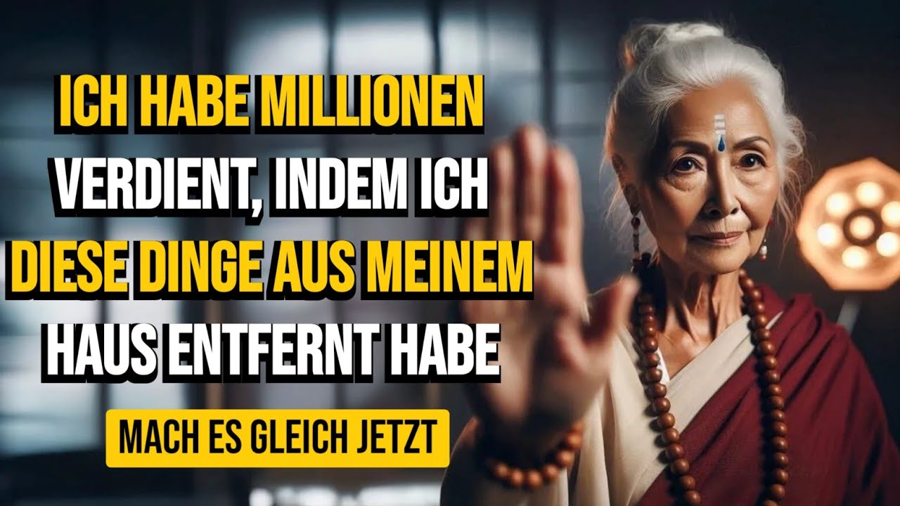 BEWIESEN✅ 5 Dinge, die Sie sofort aus Ihrem Zuhause entfernen sollten - Buddhistische Lehren