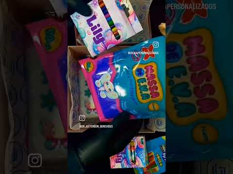 kit feito para o laboratório Dr. Jefferson Benevides.para incentivar as crianças a usarem aparelho.