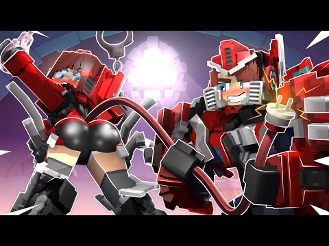 JJ and Mikey Shapeshift to TRANSFORMERS "FULL STORY of LOVE CURSE MOVIE" Maizen Minecraft Animation