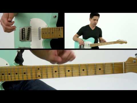 Texas Blues Guitar Lesson - #58 - Rhythm Factory - Corey Congilio