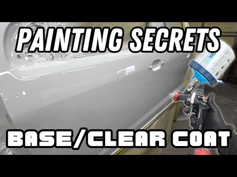 How to paint a BASE COAT/CLEAR COAT finish with amazing results!