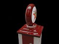 Retro Gas Pump Fire Chief Texaco Theme