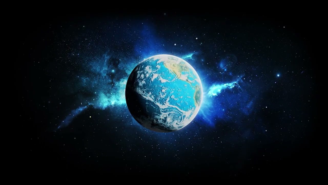 Earth's Rotation 3D scene preview