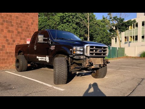 7.3 Powerstroke Gets 8 Inch Lift Kit! Part 1 (complete suspension disassembly)