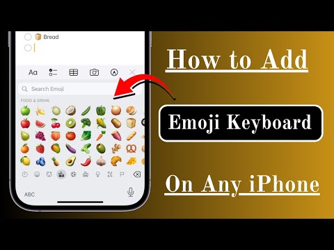 How to Add Emoji Keyboard on iPhone