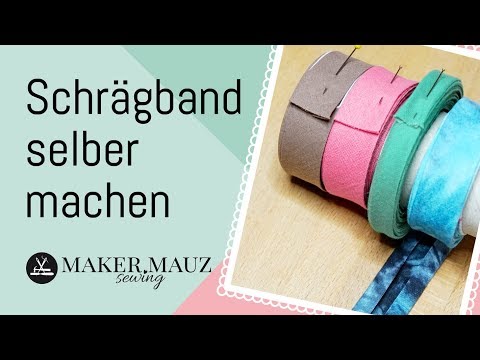 Schrägband selber machen Tutorial