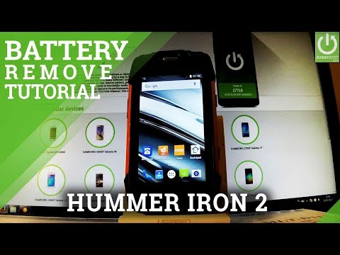 Remove Battery in myPhone Hammer Iron 2 - Open Back Cover / Soft Rest