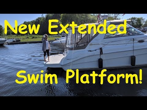 New Swim Platform Extension Installation!